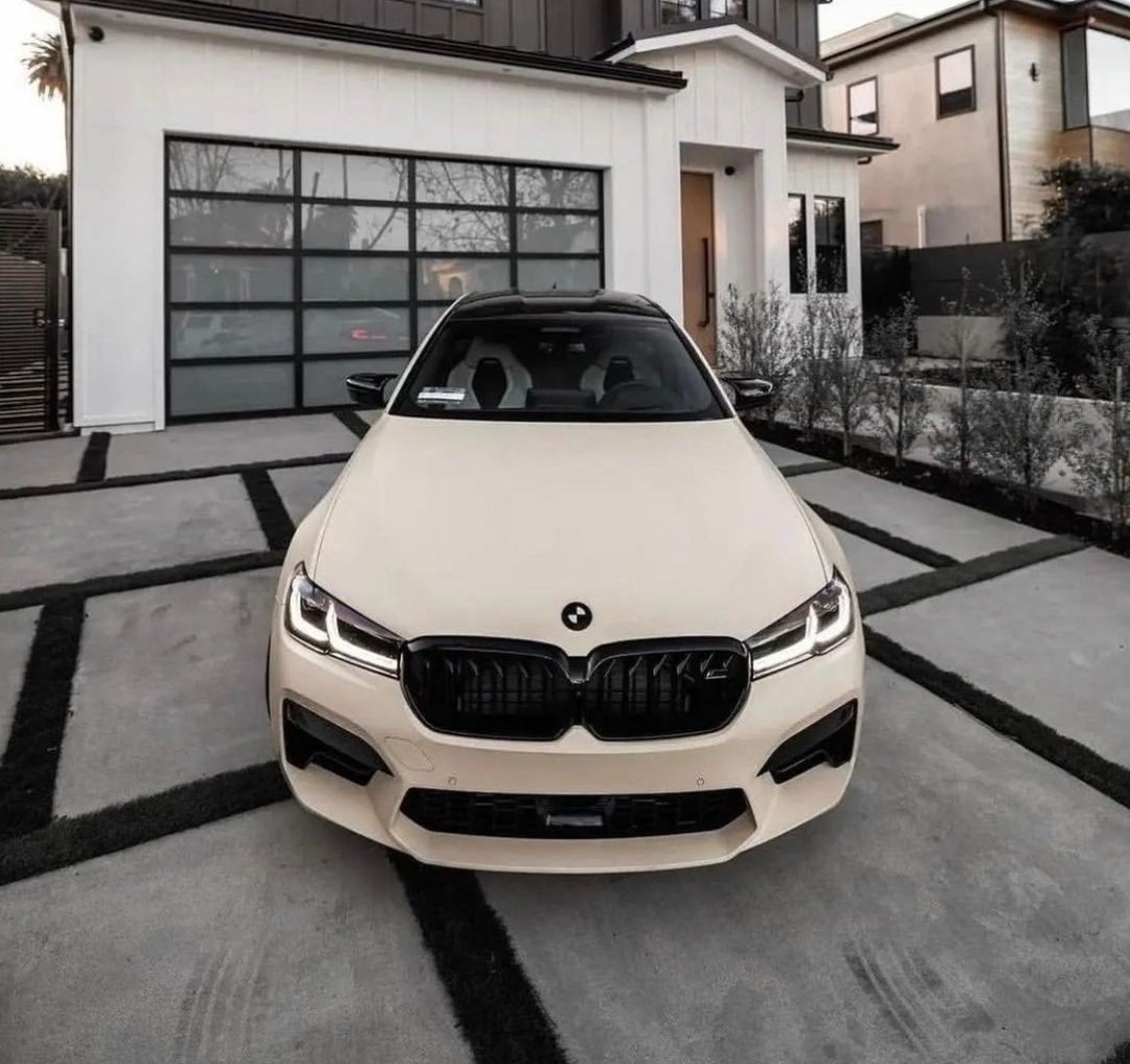 ExoticBMW's tweet photo. Satin Cream BMW M5 Competition 🇩🇪 https://t.co/Q14yngNJuO