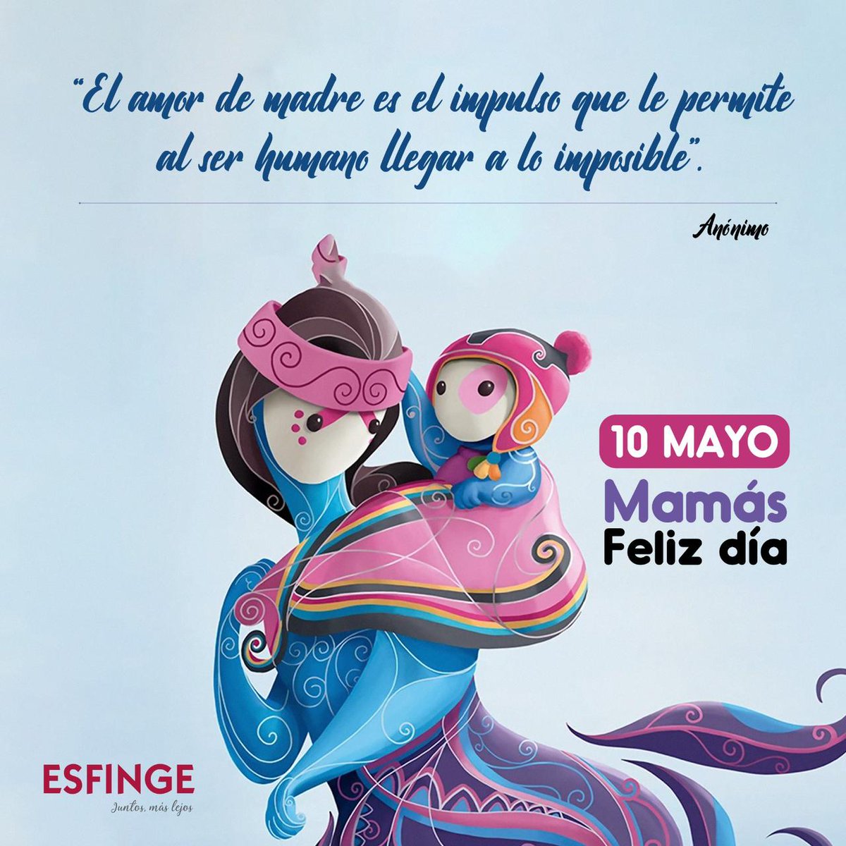 Esfingemx's tweet photo. Mamás feliz día 🥳🥳🥳 https://t.co/emlDlFgP9K