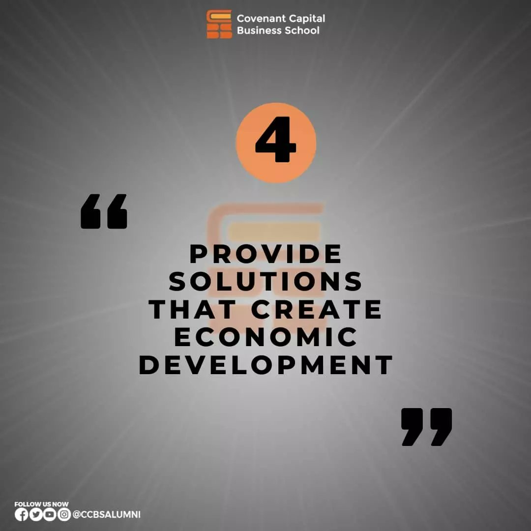 ccbsalumni's tweet photo. 4. Provide solutions that create economic development.
#ccbs
#ccbsalumni
#covenantcapital
#BusinessSolutions https://t.co/nwpCUERlMO