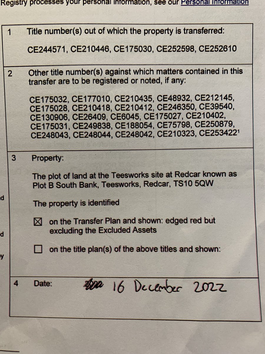 richard brooks (@rbrooks45) on Twitter photo <a href="/BenHouchen/">Ben Houchen</a> You did sell it for £100. Here's the Land Registry proof. We also reported the income that the public sector keeps (worth about 18% of what 90%-private-owned Teesworks Ltd gets). Maybe your press office will now answer questions (having refused to before and since the piece). <a href="/BenHouchen/">Ben Houchen</a> You did sell it for £100. Here's the Land Registry proof. We also reported the income that the public sector keeps (worth about 18% of what 90%-private-owned Teesworks Ltd gets). Maybe your press office will now answer questions (having refused to before and since the piece).