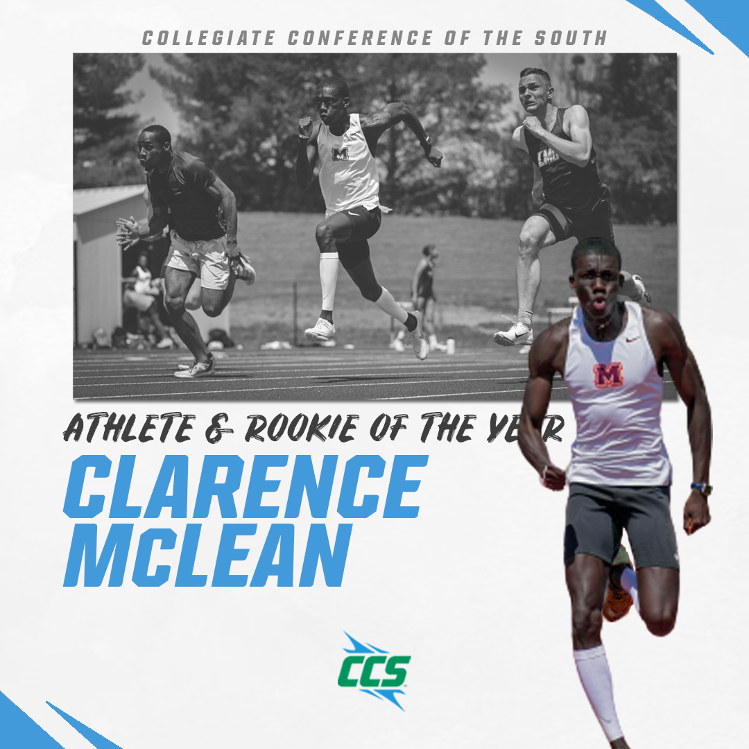 🏅𝗖𝗖𝗦 𝐀𝐰𝐚𝐫𝐝𝐬 𝗪𝗶𝗻𝗻𝗲𝗿🏅 Clarence McLean | @MCScots He claims both Athlete 𝘼𝙉𝘿 Rookie honors after posting wins at the CCS Championships in the 100m and as part of the Scots' winning 4x100 relay He's currently ranked in the top 25 nationally in the 100m 🤝