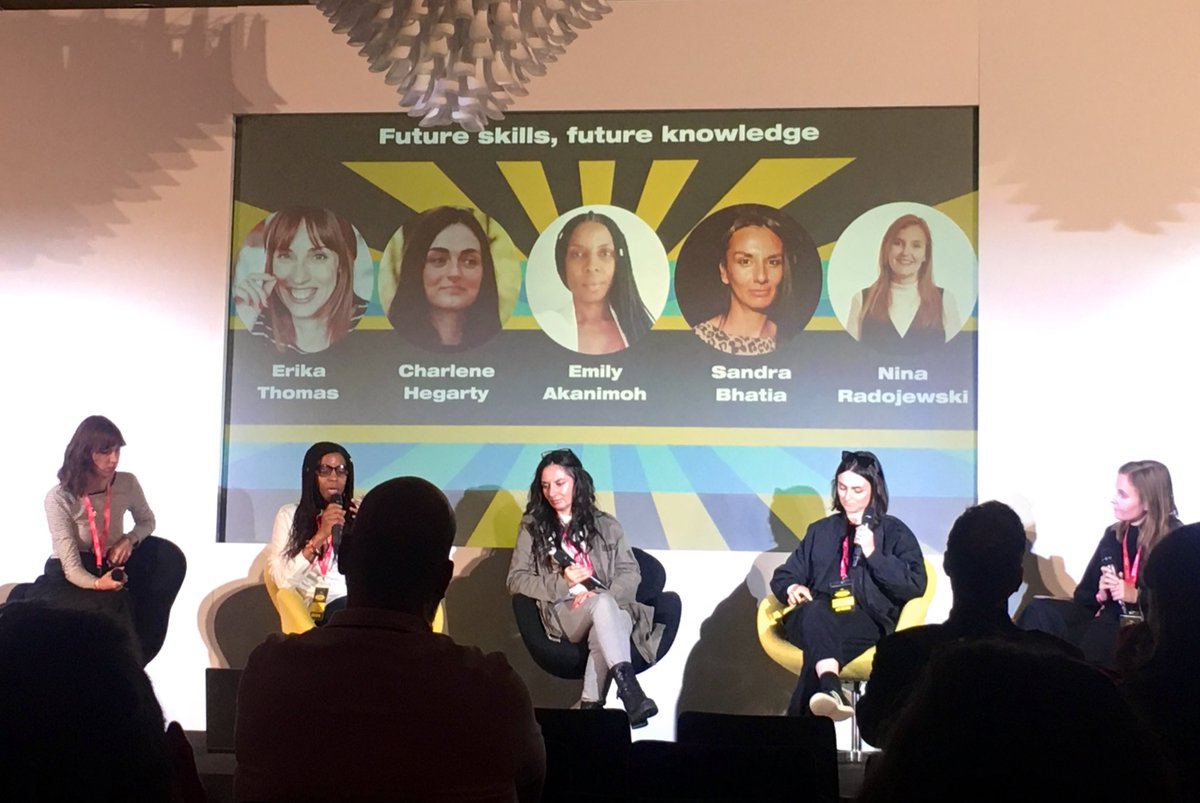 ISM_music's tweet photo. What future skills are needed in the music industry? Communication, adaptability, resilience, new media literacy, networking and most of all, passion. @NinaRadMusic @CharleneHegarty @SandraBhatia @AkanimohEmily @thegreatescape #TGE23 @CMU https://t.co/bw4SElAlWH