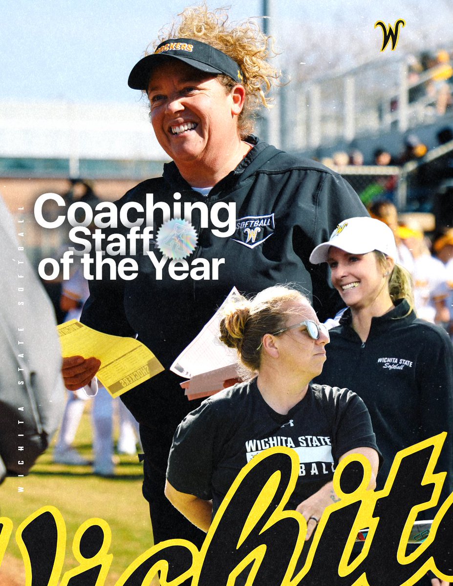 Wichita State Softball on Twitter "🏆 𝐂𝐨𝐚𝐜𝐡𝐢𝐧𝐠 𝐒𝐭𝐚𝐟𝐟 𝐨𝐟 𝐭𝐡𝐞 𝐘𝐞𝐚𝐫 🏆 Best