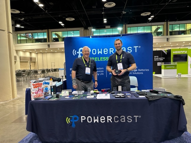 powercastco's tweet photo. Wish us luck at #rfidjournallive in Orlando. Our "Ubiquity" $5 BOM cost RF transmitter is up for the Best New Product Award! #powercast #rfpower #rftransmitter #rfpower #rfcharging #rfengineer #ee #pittsburghtech https://t.co/6aFniluaDn