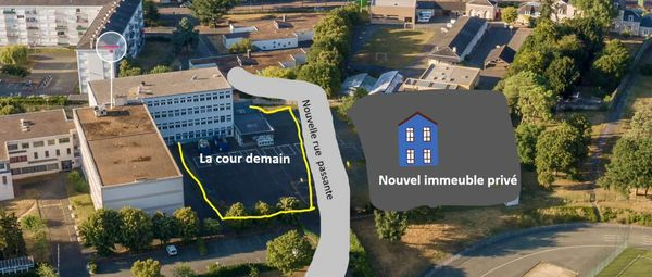 SCamaraTombini's tweet photo. A #Angers ville du ministre de l'écologie @ChristopheBechu,  on va réduire la cour de récré d'un collège prioritaire pour construire des logements, supprimant le seul espace végétalisé de la cour. L'équipe éducative s'en inquiète
https://t.co/fA2zZwpyvr
https://t.co/EMVU6hzVLr https://t.co/QRJX16agrw