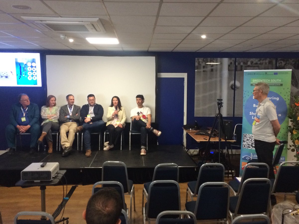 Hearing about the innovation and entrepreneurial journeys of 6 great local businesses helped by ⁦<a href="/GreentechSouth/">GreentechSouth</a>⁩ Time, tenacity, resilience, self belief, good partners, family support and of course strategy and finance - all experiences in common. ⁦<a href="/hantschamber/">Hampshire Chamber of Commerce</a>⁩