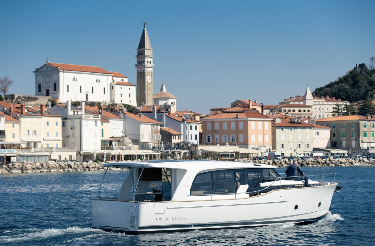 greenlineyachts's tweet photo. Greenline Yachts is present at the Internautica International Boat Show, in Portorož, from 18 to 22 May. Come and meet us! 🛥🔋
.
.
.
#GL40 #SustainableYachting #solar #yachtdesign #hybrid #SilentYachting #electric #ev #electricboating #hdrive #edrive #green #greenline #yachts https://t.co/rH0hcj0wnq
