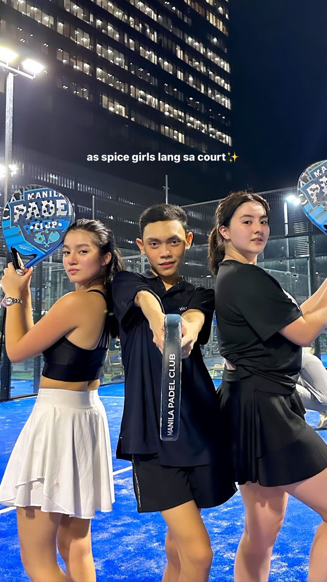 bellelieversofc's tweet photo. #BelleMariano in @.esnyrrr IG Story!

“as spice girls lang sa court✨”

@bellemariano02 https://t.co/qA6Kiu3tQM