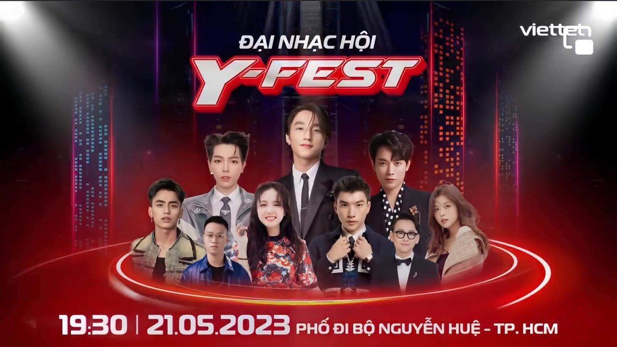 rainsky_mtp's tweet photo. [ Show HCM ]

Đại Nhạc Hội Y-Fest 2023 - Công Nghệ Từ Trái Tim
 
Thời gian: 19:30 ngày 21/05/2023 (Chủ Nhật)

Địa điểm: Phố đi bộ Nguyễn Huệ - TP. HCM

#SonTungMTP #RainSky https://t.co/EYDHoovCIM