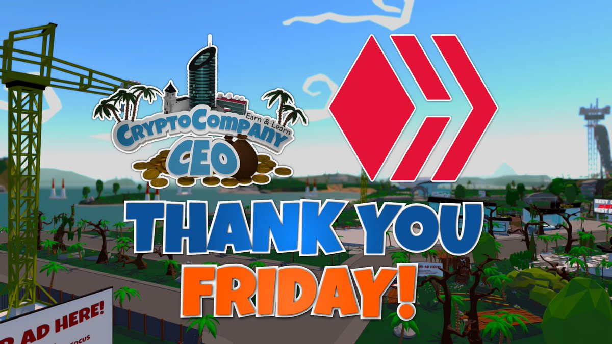 CryptoCompany9's tweet image. #GM:FRENS! We thank you for the endless support you've shown us here at #CryptoCompanyCEO. Together we soar high! 

#cryptocompany #Web3Game #PlaytoEarn #hive