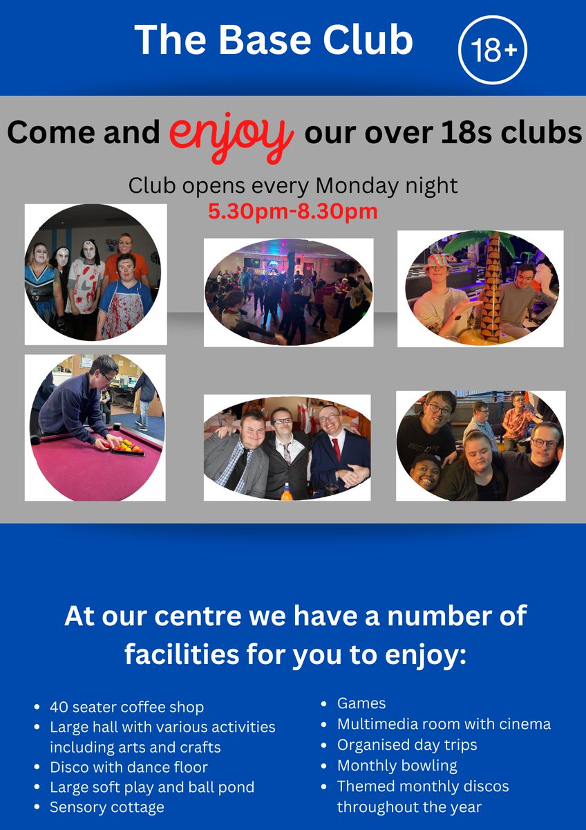 ***Over 18s ***- Come along and enjoy hanging out with your friends at The Base every Monday night 5.30pm-8.30pm #kidsinaction #helpustohelpthem #goodtimes #TheBase #Over18s #friends