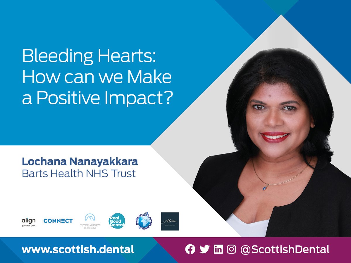 ScottishDental's tweet photo. Lochana Nanayakkara joins us for this year's Scottish Dental Show to discuss what we can do to make a positive impact on patients with bleeding disorders. One of our clinical expertise sessions, it's not to be missed. 

🦷 Book now: https://t.co/3GNr0dWwQy 

#CPD #Dental https://t.co/rLJdx8ttwM