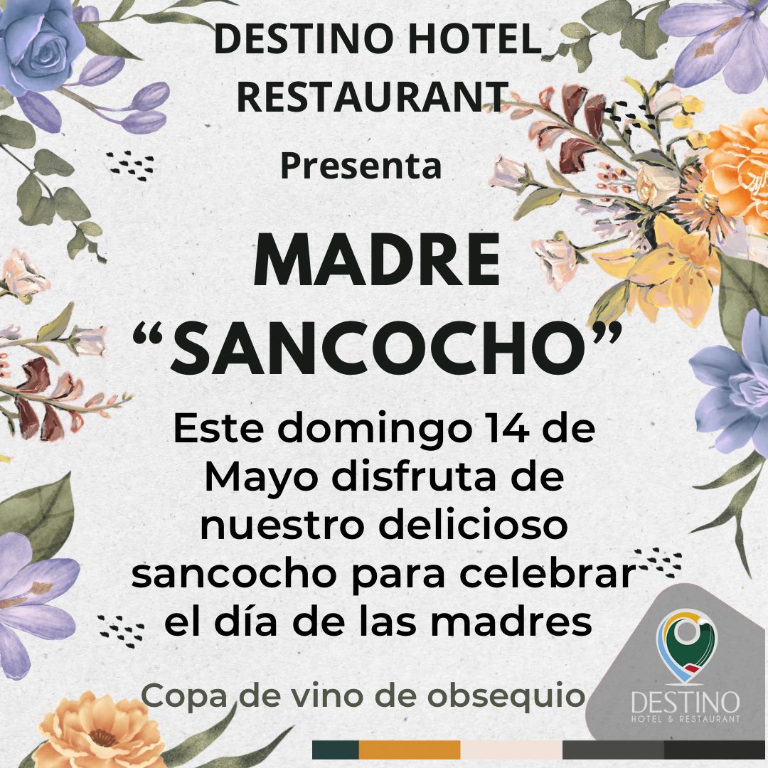 DestinoHr's tweet photo. Les esperamos para celebrar con buena música, rica comida y todo nuestro amor el día de las MADRES!! https://t.co/O1sPEcZQeX