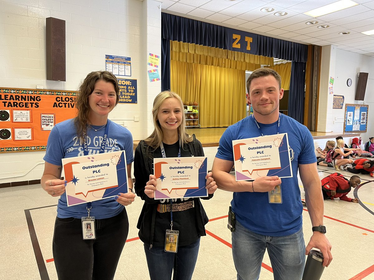 Congratulations to our second grade team for their outstanding PLC work. <a href="/ms_lamonzt/">Ms. Lamon’s First Grade Class!</a> <a href="/ZacharyTaylorEl/">Zachary Taylor Elementary</a>