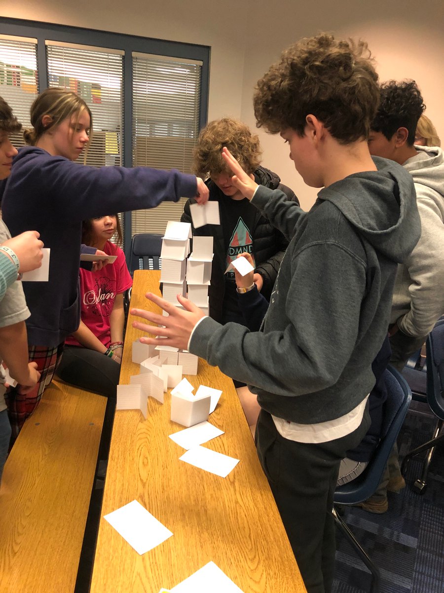 MrsGheesling's tweet photo. Leadership experience for our 8th graders! Got to hear from Ted Wiese, a nationally known speaker and meet some of their future WHS classmates! Fun stuff!💙 https://t.co/JoFAgAFlyd