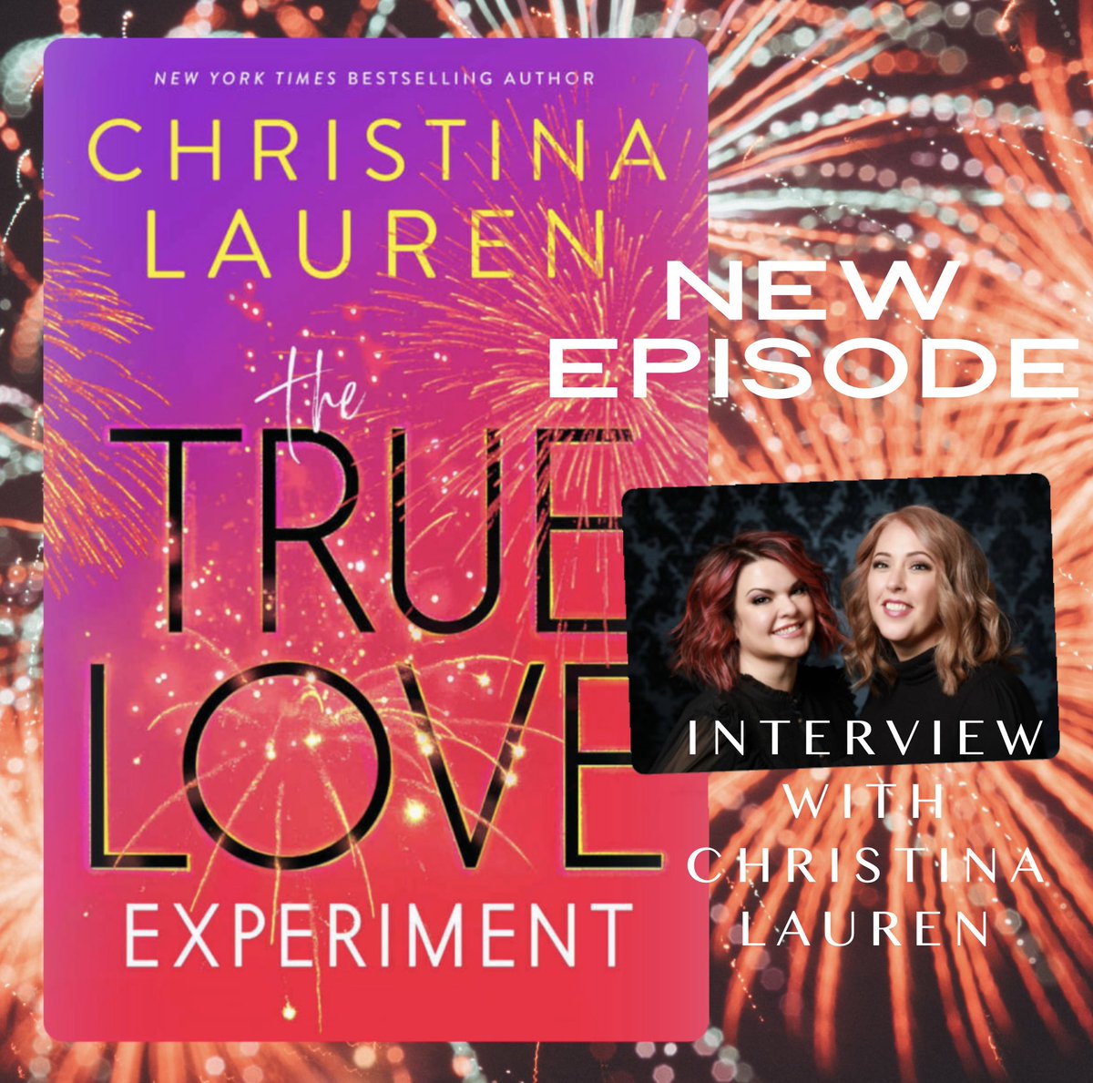 This week I got to chat with <a href="/ChristinaLauren/">Christina Lauren⁷</a> about their newest novel The True Love Experiment out May 16th!! 🩵💜🩵💜 podcasts.apple.com/us/podcast/lea…