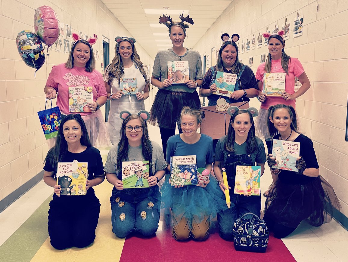 If you give a Kindergarten teacher a reason to dress up…. 
We are loving making the month of May one to remember!