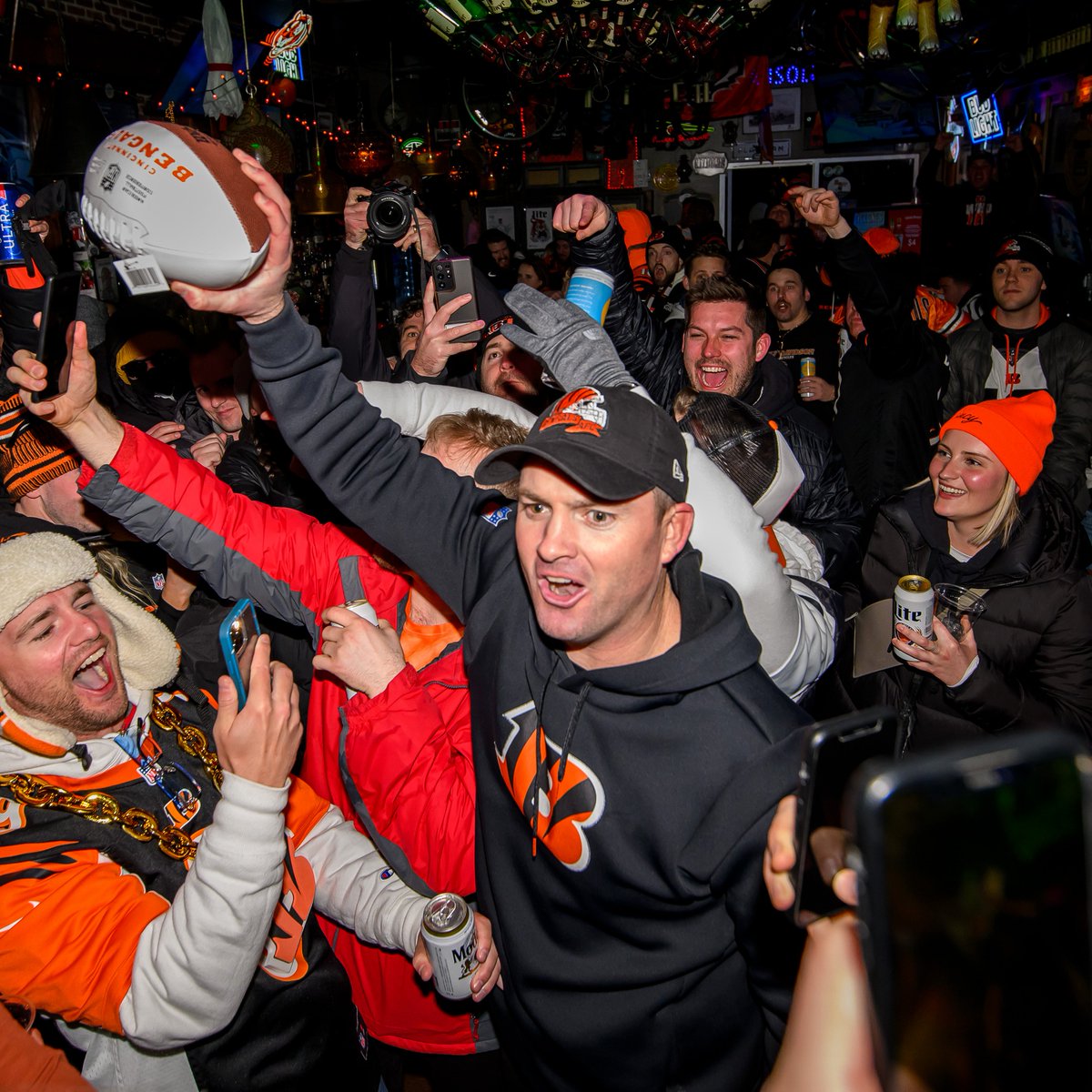 Bengals's tweet photo. Happy Birthday, Coach! 🥳 https://t.co/GwKpiE2MnH