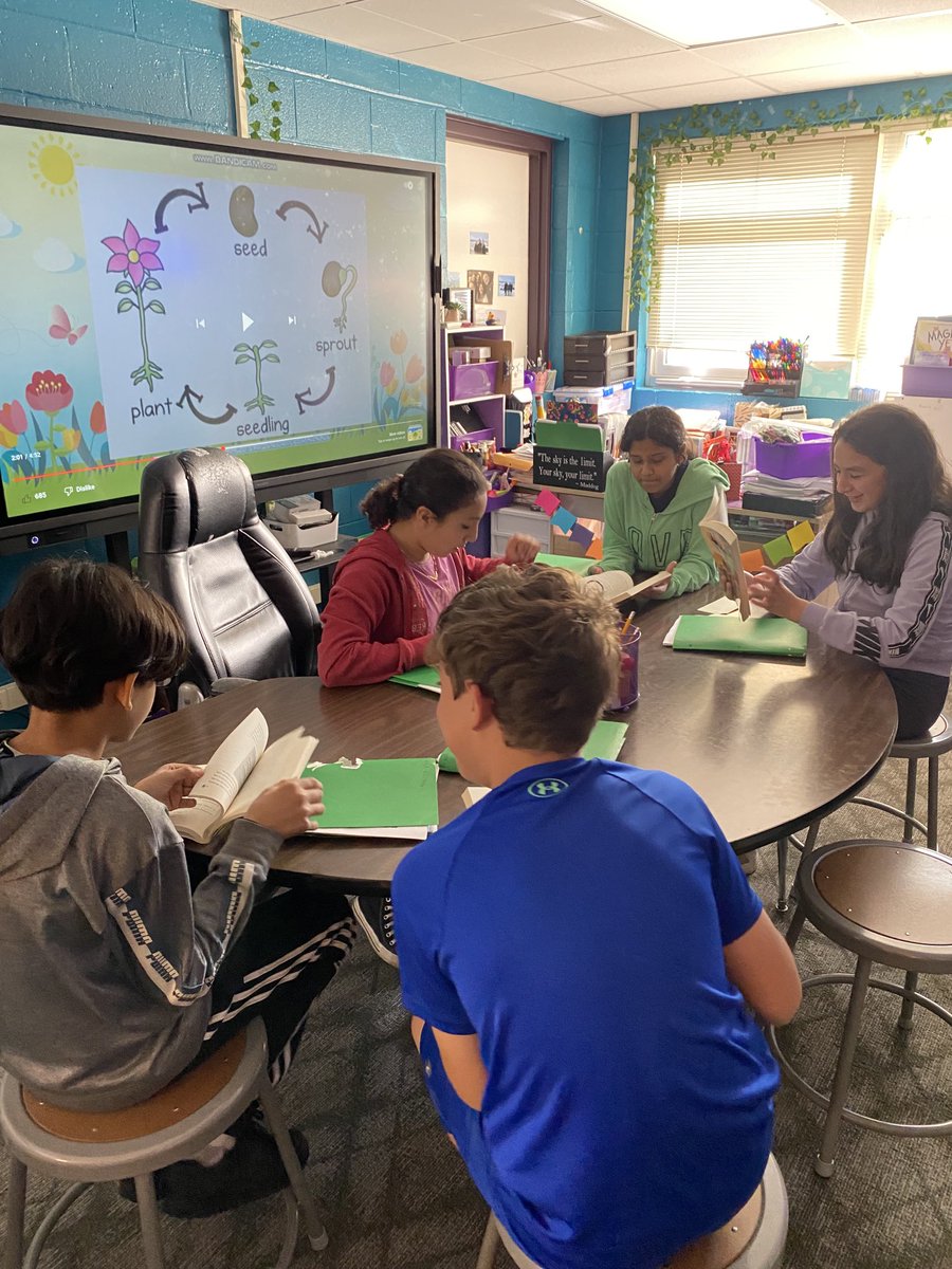 When you are running late to your next group and when you walk in and your group starts the book without you!  Love these kids!  #d109pride
