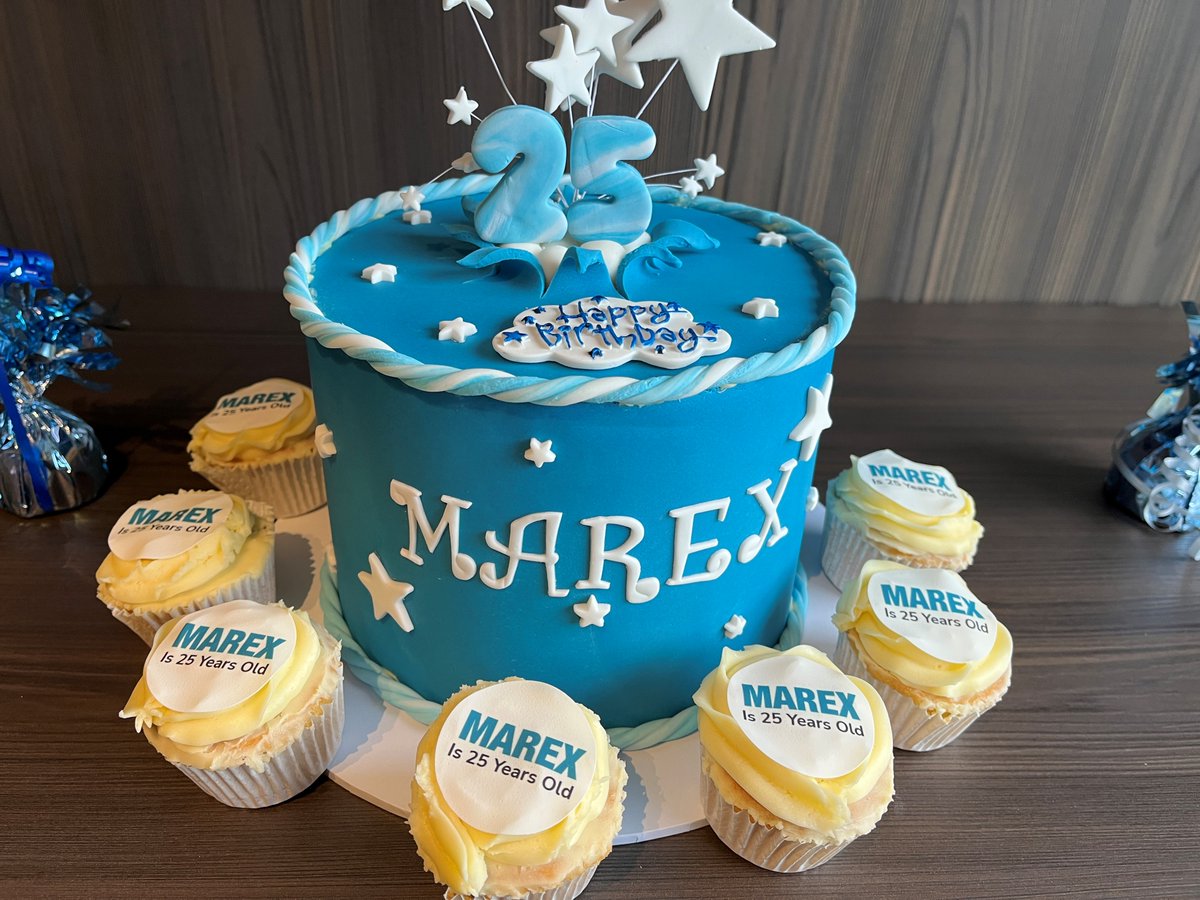 MarexRisk's tweet photo. Silver celebrations: Marex is 25 years old.
So we ate cake...
Find out more here > https://t.co/0appVliQJJ…
#RisksManaged #QHSE #OffshoreSafety https://t.co/wLbVAWnf3W
