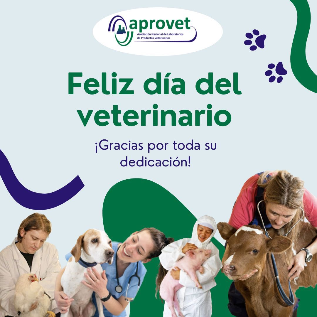Aprovetco's tweet photo. Feliz día a todos los veterinarios de Colombia que dedican su vida completa a cuidar de los que no tienen voz ❤️💚🐕🐈🐄🐓🐖🐠❤️🩵 Reconocemos en su día su gran valor y esfuerzo !!

 #veterinario #diadelveterinario #aprovet https://t.co/2eGDtu3uEi