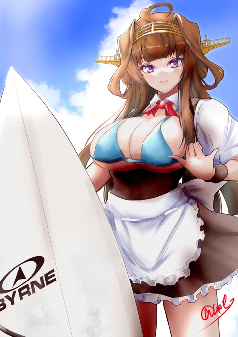 #メイドの日 ビキニメイド金剛ちゃん