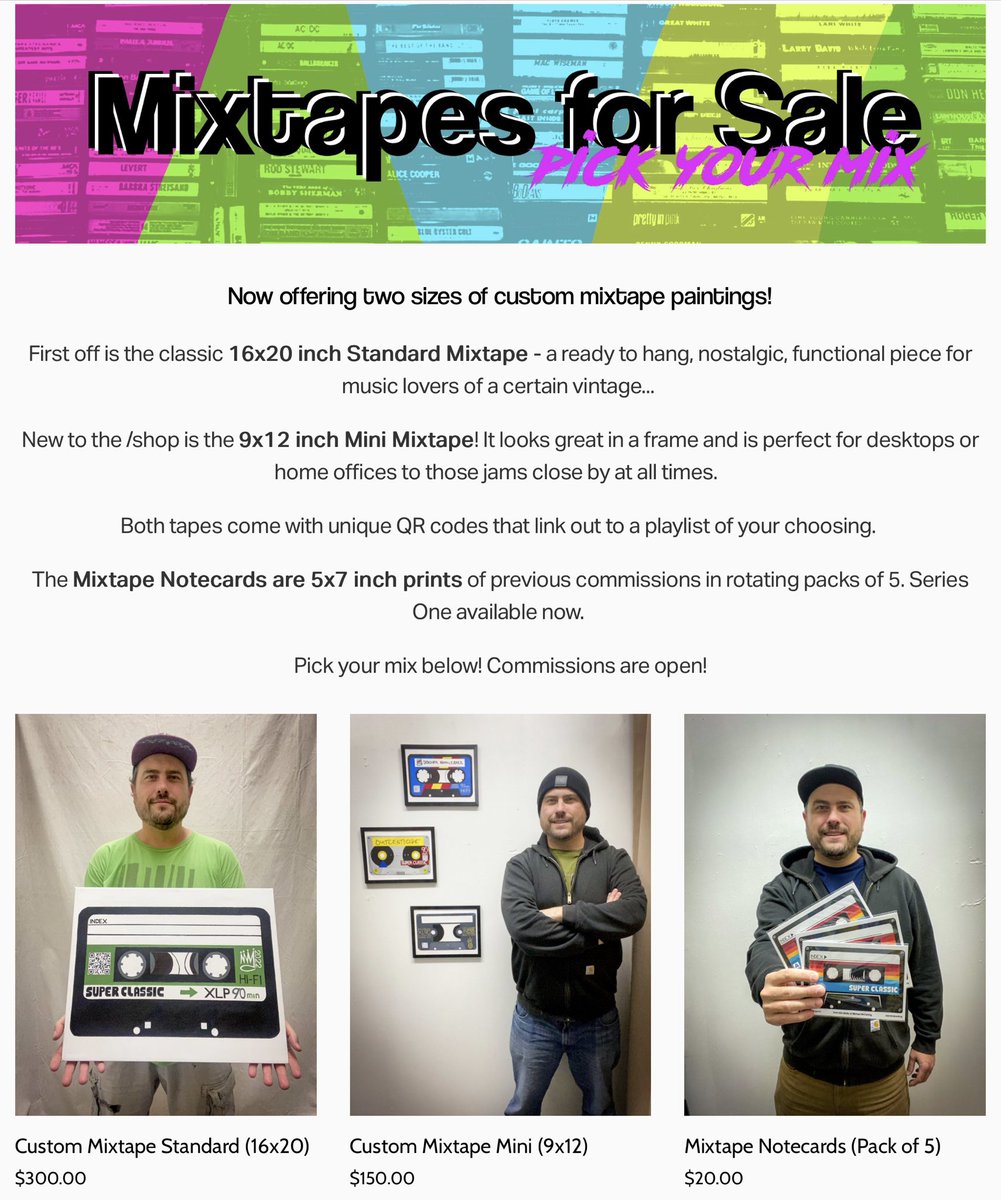 iamthelizardkng's tweet photo. It's time to make music tangible again These tapes have been  a bridge, traditional mediums, obsolete objects, blended together with today's technology. Custom mixtapes are available. Bespoke QR code links to any streaming playlist. https://t.co/kTyzctBN4m