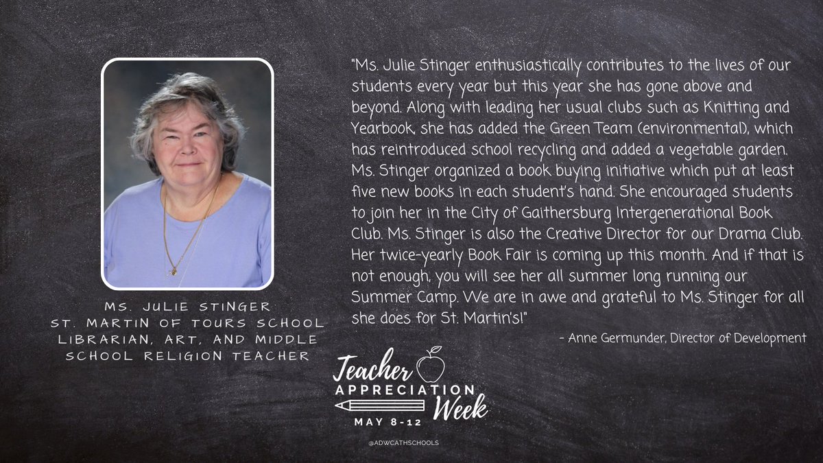 rmendez1's tweet photo. RT @ADWCathSchools: We appreciate our teachers for their ability to make learning fun and engaging while also integrating our Catholic faith into the curriculum. Your creativity and enthusiasm have sparked a love of learning in our #ADWcommUNITY! #Teache… https://t.co/hXLz1EKRuB