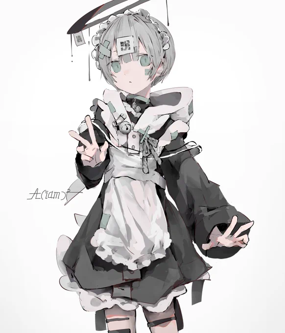 絵   #メイドの日