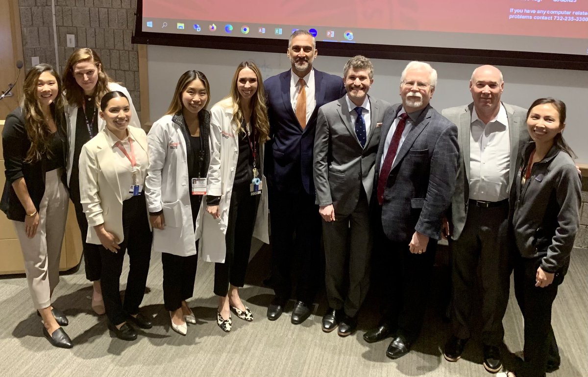 Bill Beckerman (@billbeckerman) on Twitter photo Many thanks to <a href="/IcahnMountSinai/">Icahn School of Medicine at Mount Sinai</a> Prof <a href="/JFMVasc/">James McKinsey</a> for his discussion on the evolution of aortic aneurysm treatment and his early embrace of minimally invasive solutions during our Annual Rosenberg Distinguished Lecture!
A wonderful day with <a href="/RWJMS/">Rutgers RWJMedSchool</a> vasc surgeons past and present! Many thanks to <a href="/IcahnMountSinai/">Icahn School of Medicine at Mount Sinai</a> Prof <a href="/JFMVasc/">James McKinsey</a> for his discussion on the evolution of aortic aneurysm treatment and his early embrace of minimally invasive solutions during our Annual Rosenberg Distinguished Lecture!
A wonderful day with <a href="/RWJMS/">Rutgers RWJMedSchool</a> vasc surgeons past and present!