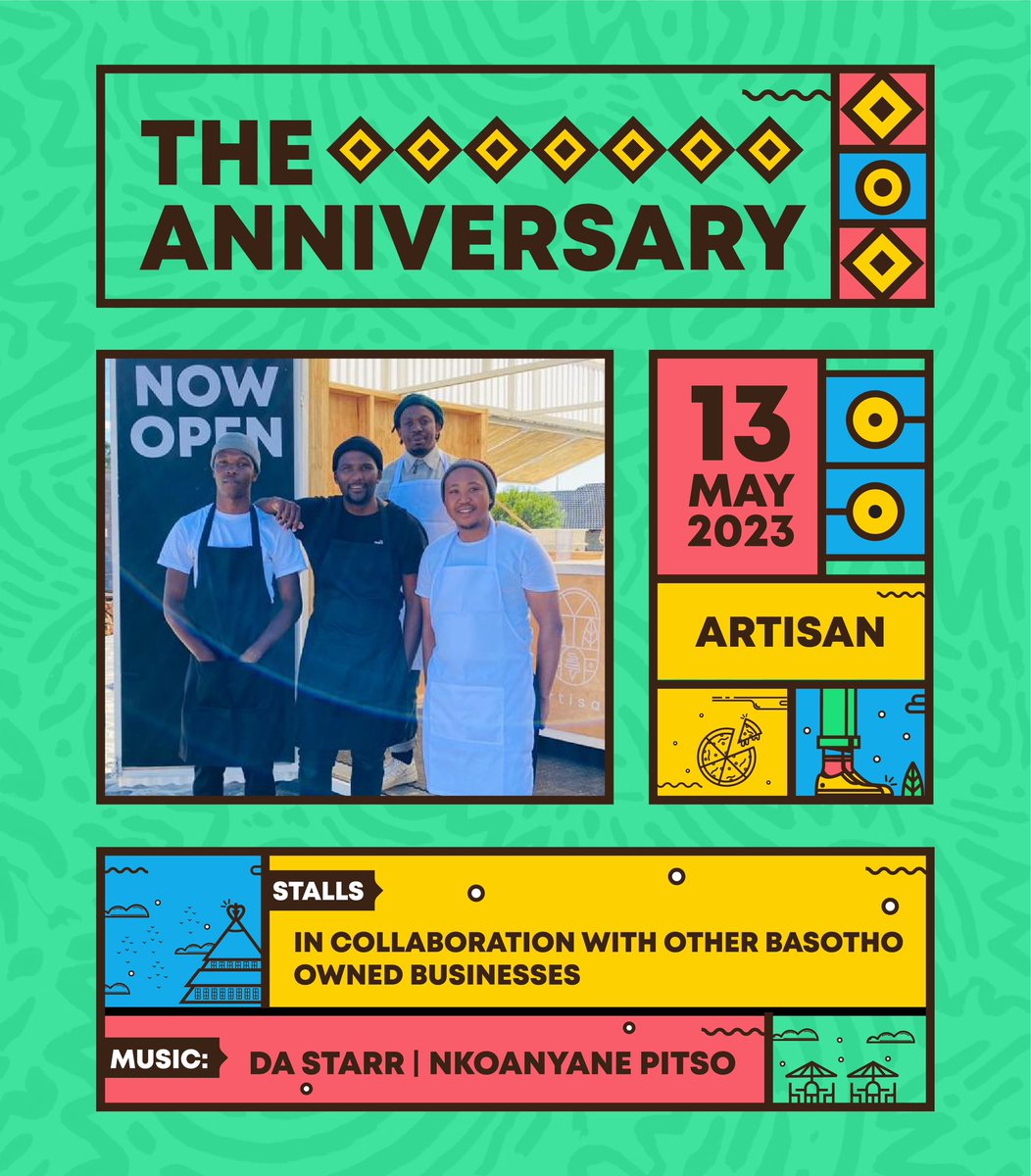 On Saturday we’ll be celebrating a year in business. Please come celebrate with us 🥂