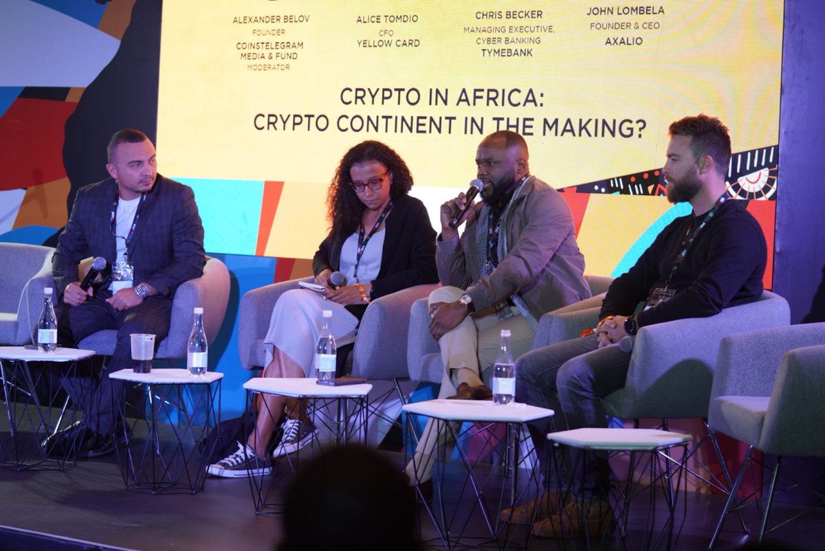 F_M_events's tweet image. 💥 The last session of the day at Centre Stage is all about the vast potential of crypto, whether cryptocurrencies can become a significant asset class on the continent and more 📊💸

#FMAS #FMAS23 #FMevents #SandtonConventionCenter #Day3 #FMASAgenda #FMAS23Agenda
