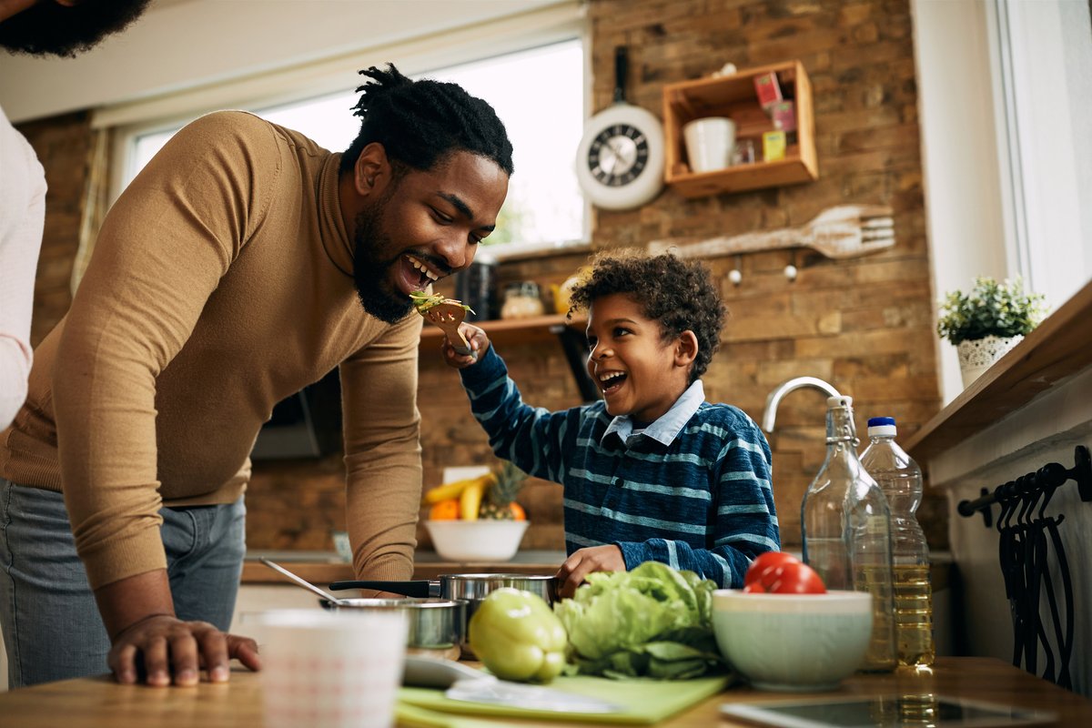 Promote a healthy relationship with food and exercise by showing your children the ways that being active are positive, outside of losing weight. Read more tips and tricks from <a href="/MentalHealthAm/">Mental Health America</a>: mhanational.org/blog/how-teach… #ChildrensMentalHealthAwarenessMonth