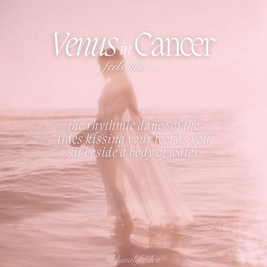 LunaLifted's tweet photo. Venus in Cancer feels ♋️ 💧💗✨ https://t.co/jWsPZjLjU5