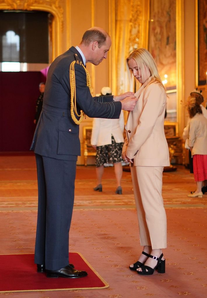 WOW! Words can’t express the pride I felt when I received my MBE🎖️today. Never did I think I’d be deserving of something so prestigious for playing the game I love. Proud day for me & my family, mum would of been in her element but she was definitely there at heart ❤️