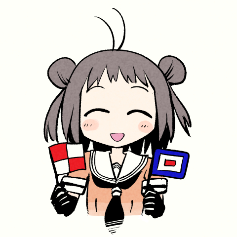 那珂(艦これ) 「ずっとかわいい枠.naka」|こう１のイラスト