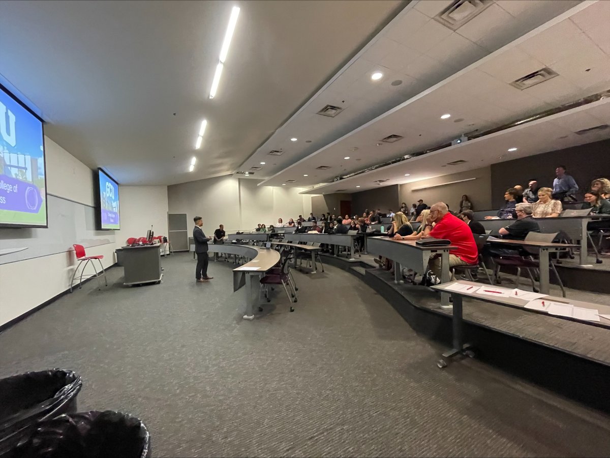 Huge thank you to <a href="/gcu/">Grand Canyon U</a> business students &amp; staff along with the <a href="/CeHSFBLA/">Centennial FBLA</a> chapter for organizing a practice &amp; prep session for the 45 <a href="/PeoriaUnified11/">Peoria Unified</a> FBLA national qualifiers!  Wish everyone the best  <a href="/FBLA_National/">FBLA National</a> Conf. in June!  #PeoriaCTE