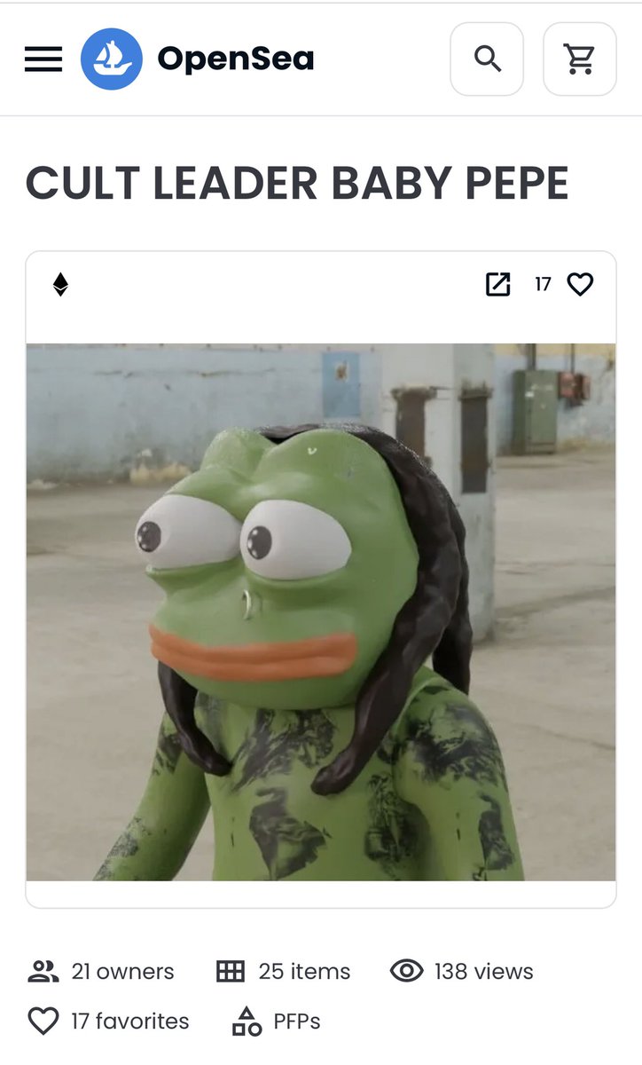 Billyracxx's tweet photo. “CULT LEADER PEPE” 🖖🏾 we been doing this wayyyy before all the hype! 
https://t.co/JaxBOMINKe https://t.co/jDBshcrraZ