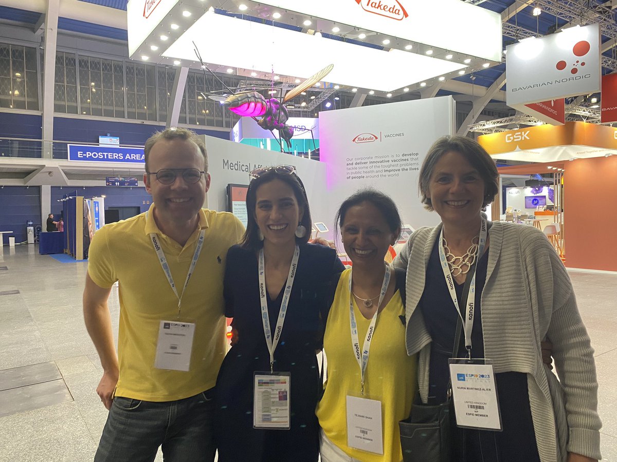 Exciting to reunite with the amazing @EvelinaLondon #PIDI #PaedsID #immunology team at #ESPID2023 in Lisbon. #myESPID @ESPIDsociety