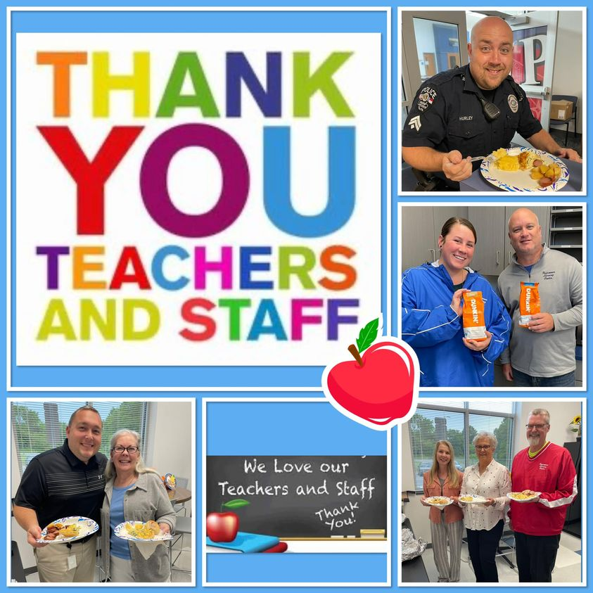 PLC_CCS's tweet photo. Happy Teacher &amp; Staff Appreciation Week!  “Thank You” to those that contributed to our “Amazing Graze” Breakfast this morning for teachers and staff!   We appreciate your kindness and the home cooked meal!  Lots of happy faces at breakfast and lunch! @CabCoSchools #CabCoSchools https://t.co/AJrtPCsa39