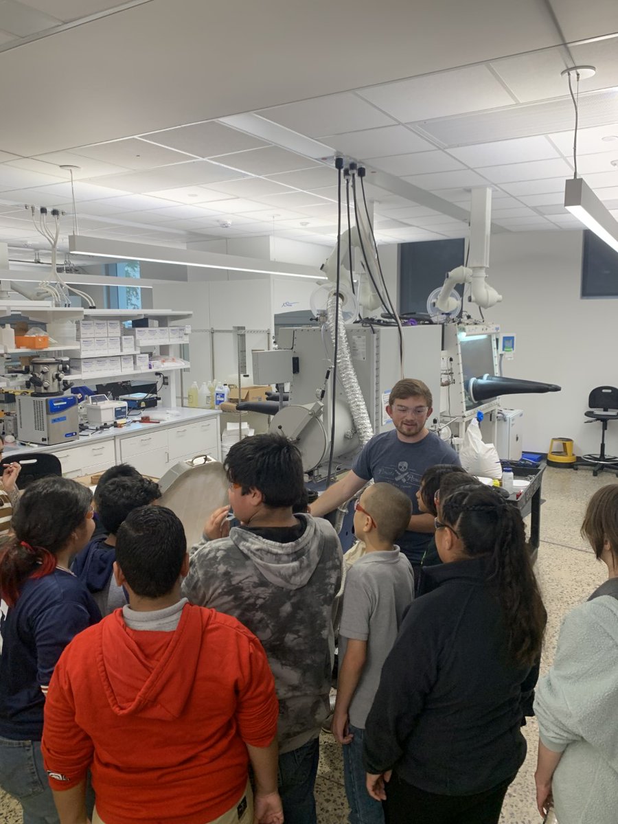 Thank you @UTAustin for allowing us to come tour your facilities! Our students had such a blast making ice cream from liquid nitrogen, making their own bouncy balls, and learning about 3D printing and tech!