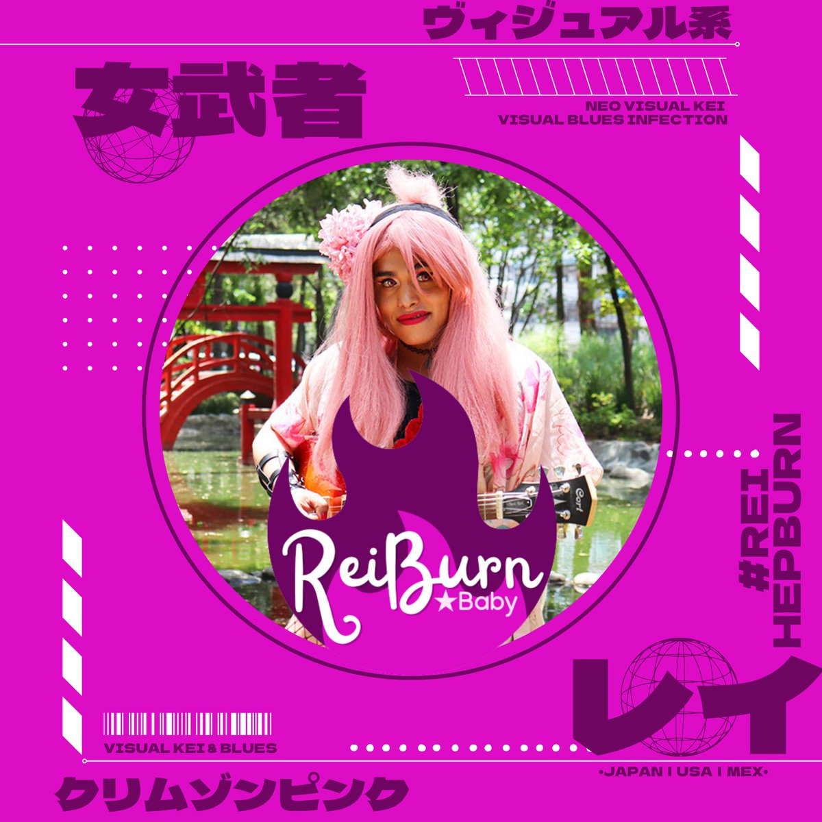 ReiBURNBaby's tweet image. #NewProfilePic You Know Me!? Something wild is happening on Mexico City! The Japanesse Neo Visual Kei and North American Blues meet each other in this crazy and amazing performance | My name is Rei and this is my Visual Blues Infection | Changing the world with 6 guitar strings |