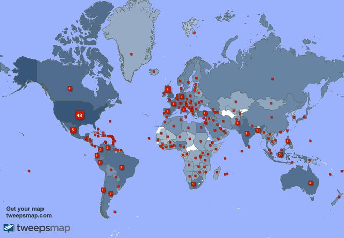 Special thank you to my 123 new followers from France, and more last week. https://t.co/Rw9AAvUybD https://t