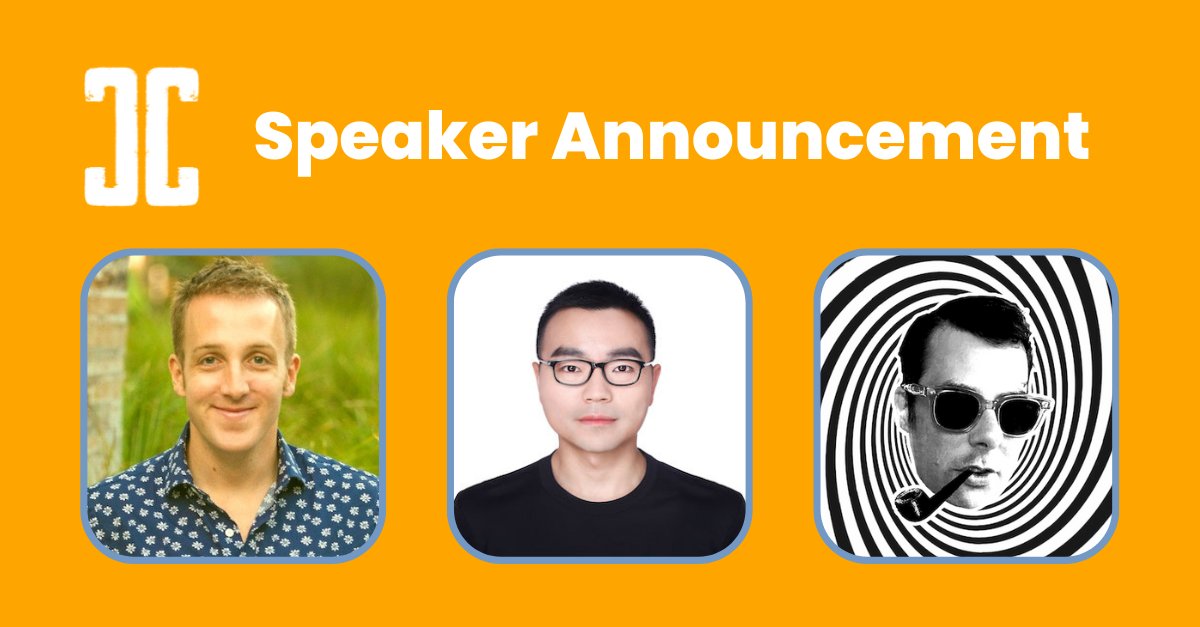 🤩 Speaker highlights 🤩

Really pleased to welcome <a href="/startledmarmot/">Evan McGee</a> from <a href="/SignalWire/">SignalWire</a>, Winlin Yang from <a href="/tencentcloud/">Tencent Cloud</a> and <a href="/srs_server/">SRS</a> and <a href="/heapwolf/">@heapwolf</a> from @socketsupply this year. 🙌

More info about their talks in our latest blog ➡️updates.commcon.xyz/signalwire-ten… ⬅️