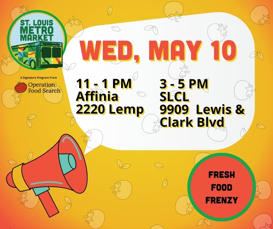 It is a gorgeous day out there! We are so excited for our first double-stop day of the season. Today we will be at <a href="/AffiniaHealth/">Affinia Healthcare</a> on Lemp from 11 - 1 and at <a href="/SLCL/">St. Louis County Library</a> on Lewis &amp; Clark from 3 - 5. Come by, say hi, and find some incredibly fresh food.