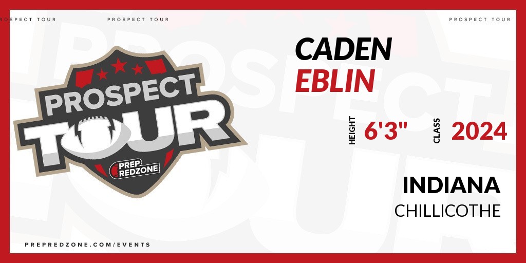 Prep Redzone Indiana (@prepredzonein) on Twitter photo Welcome Class of 2024 Caden Eblin (<a href="/cadeneblin_/">Caden Eblin</a>) of Chillicothe to the <a href="/PrepRedzoneIN/">Prep Redzone Indiana</a> Prospect Tour on May 13th @ Noblesville High School.
🔥🏈 #PRZProspectTourIN 🏈🔥
Register NOW! 👇 events.prepredzone.com/e/756/register… Welcome Class of 2024 Caden Eblin (<a href="/cadeneblin_/">Caden Eblin</a>) of Chillicothe to the <a href="/PrepRedzoneIN/">Prep Redzone Indiana</a> Prospect Tour on May 13th @ Noblesville High School.
🔥🏈 #PRZProspectTourIN 🏈🔥
Register NOW! 👇 events.prepredzone.com/e/756/register…