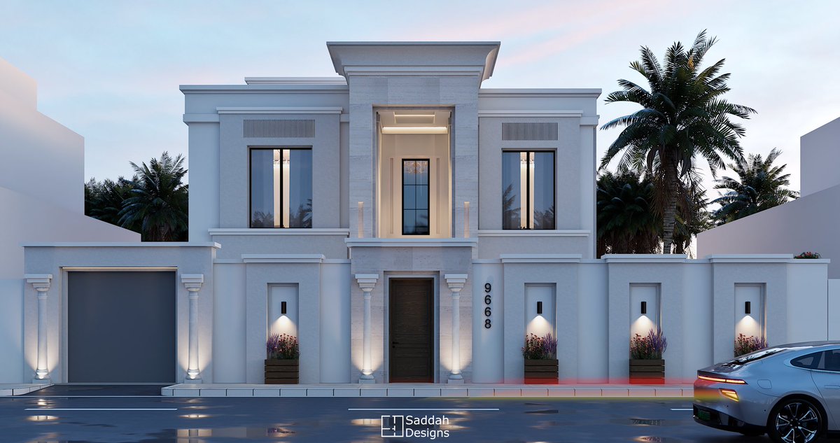 ArchitectSaddah's tweet photo. •من أعمالي : 

•المشروع : تصميم فيلا  من دورين على طراز  (نيوكلاسيك بسيط).

• مساحة الأرض : ٦٠٠ متر مربع.

•الموقع : جازان - السعودية https://t.co/tD2L3Gjmpg