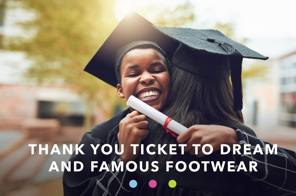 It’s graduation season and @tickettodream and @famousfootwear have teamed up to celebrate our youth who are earning their diplomas. They provided handwritten cards of congrats paired with a gift card! Thank you for helping our graduates feel a little famous!