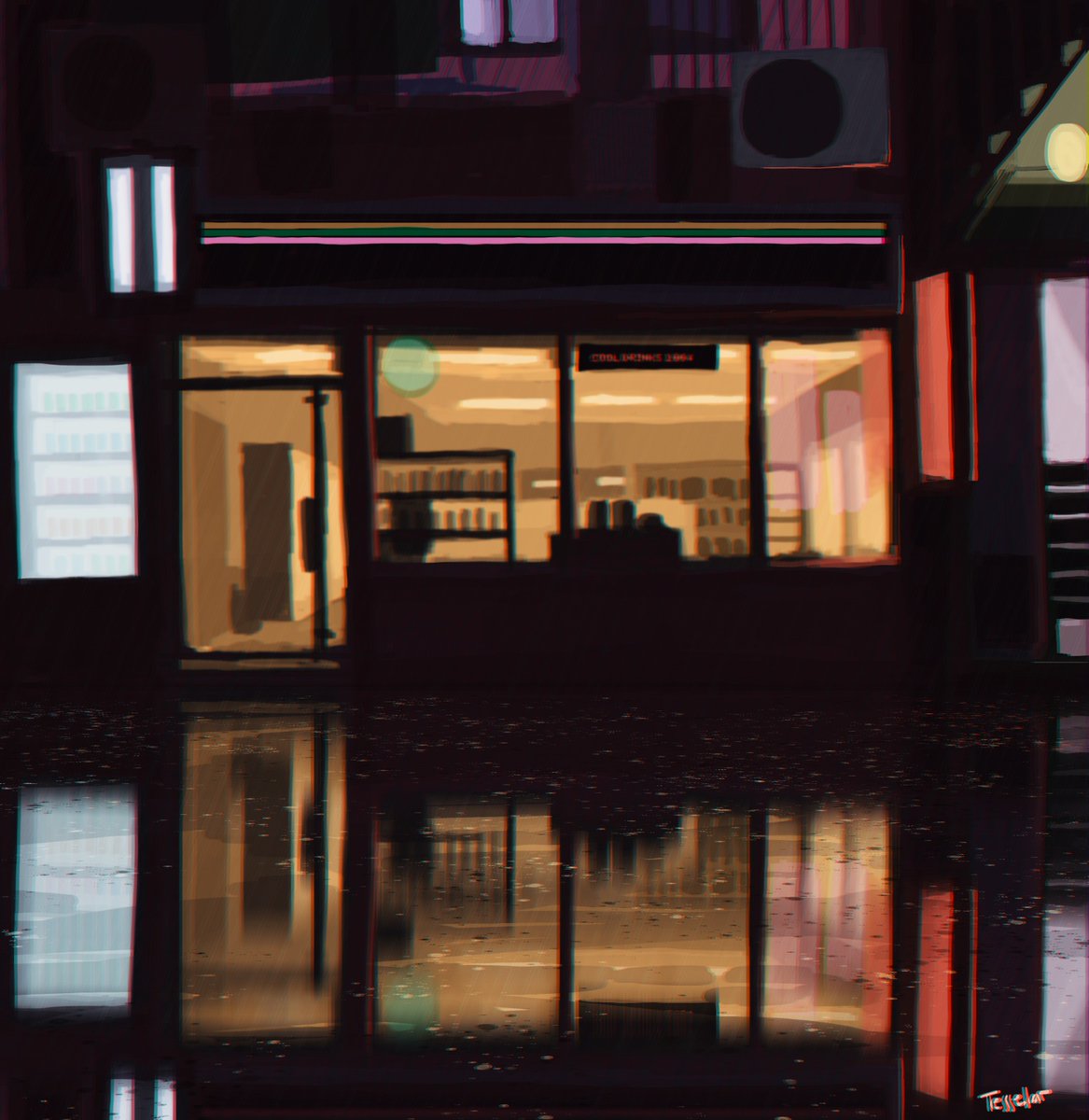tesselarpixels's tweet photo. 24/7

#illustration 
#lofi 
#aesthetic 
#TOKIOカケル https://t.co/X87RV5c15f