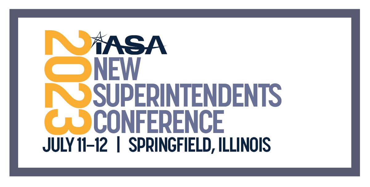 IASA (@illinoisasa) on Twitter photo IASA is here to help all incoming leaders hit the ground running in their new role of superintendent! Please save these dates for this complimentary event. Registration site will be launching soon.
<a href="/OldSageSupt/">Vic Zimmerman</a> IASA is here to help all incoming leaders hit the ground running in their new role of superintendent! Please save these dates for this complimentary event. Registration site will be launching soon.
<a href="/OldSageSupt/">Vic Zimmerman</a>